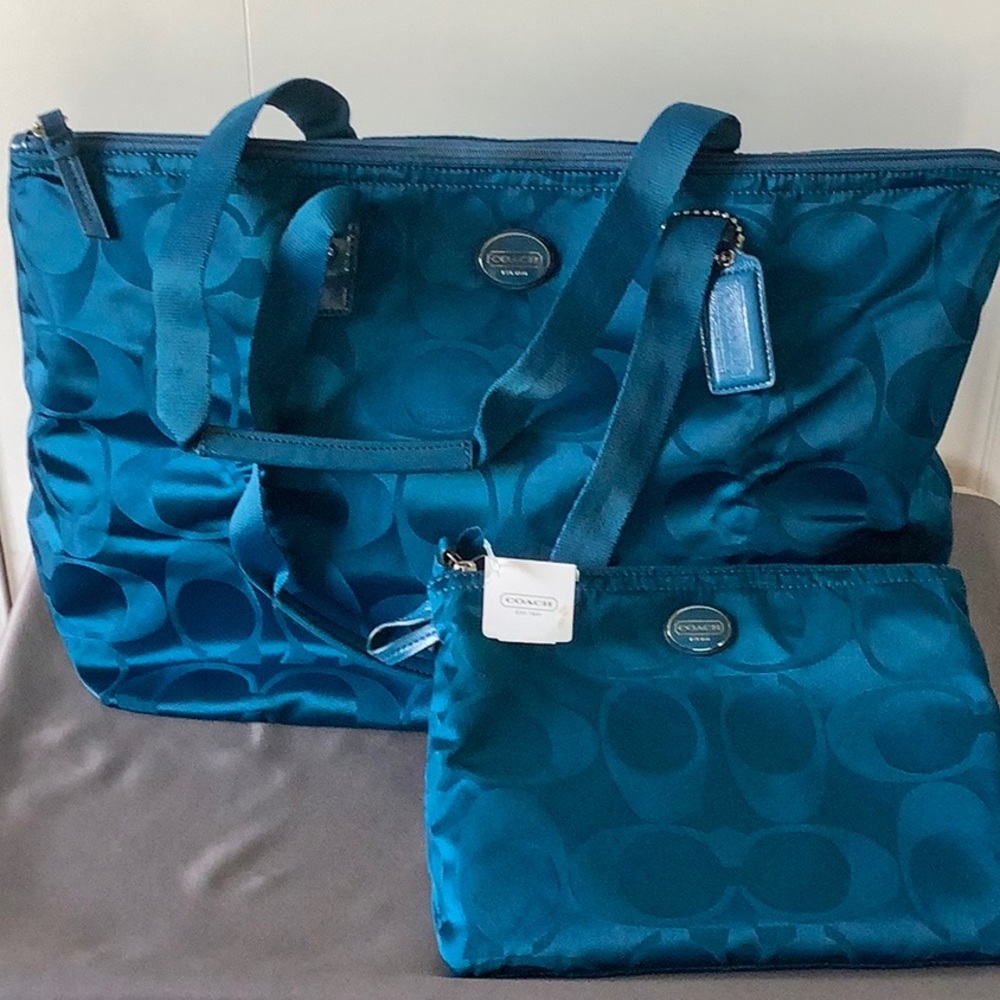 NWT Coach Nylon Packable Tote